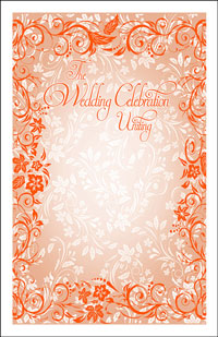 Wedding Program Cover Template 11D - Graphic 10